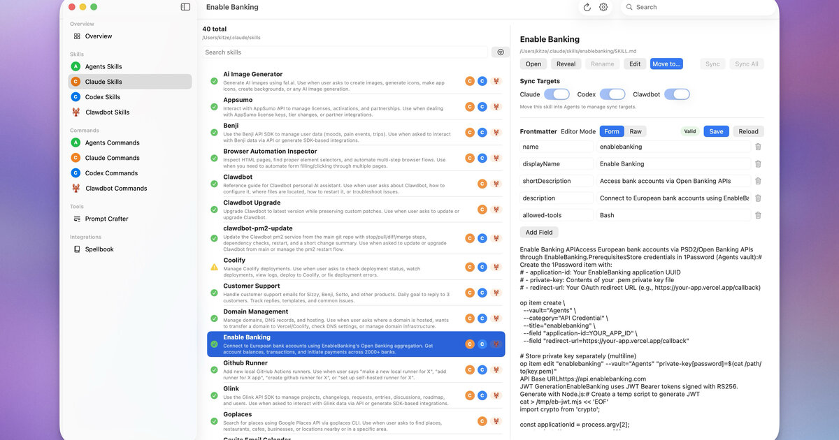 Agents UI app