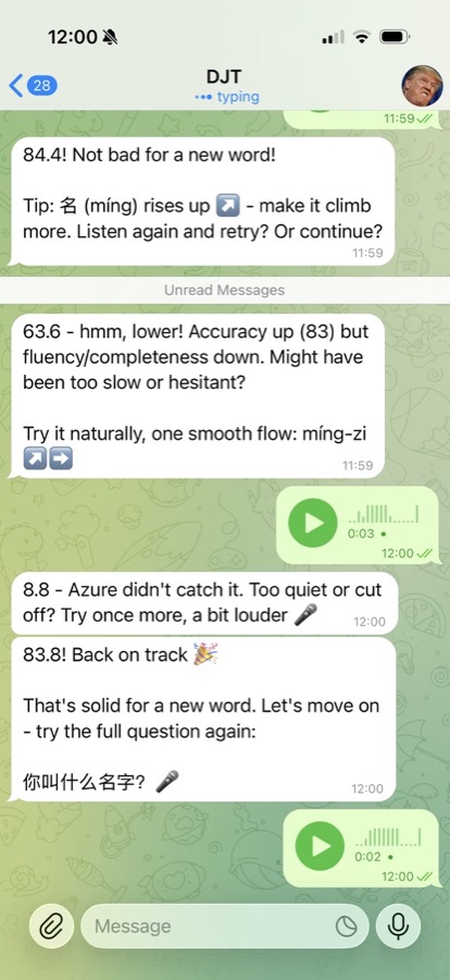 xuezh pronunciation feedback